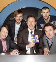 Would I Lie To You?. Image shows from L to R: David Mitchell, Mackenzie Crook, Rob Brydon, Rhod Gilbert, Lee Mack. Copyright: Zeppotron