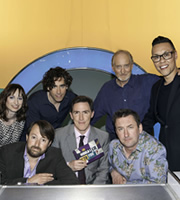 Would I Lie To You?. Image shows from L to R: Isy Suttie, David Mitchell, Stephen Mangan, Rob Brydon, Lee Mack, Charles Dance, Gok Wan. Copyright: Zeppotron