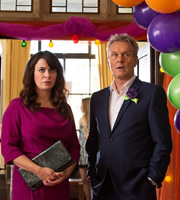 You, Me & Them. Image shows from L to R: Lauren Grey (Eve Myles), Ed Walker (Anthony Head). Copyright: Hat Trick Productions