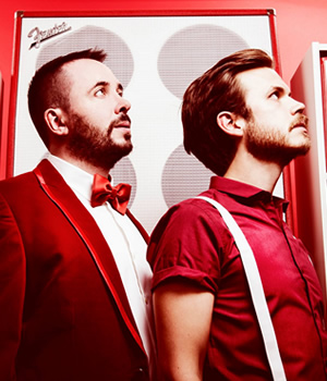 Abandoman. Image shows from L to R: Rob Broderick, James Hancox