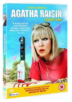 Agatha Raisin DVD. Agatha Raisin (Ashley Jensen). Copyright: Acorn Media UK Ltd Agatha Raisin DVD. Agatha Raisin (Ashley Jensen). Copyright: Acorn Media UK Ltd
