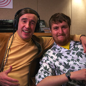 Mid Morning Matters With Alan Partridge. Image shows from L to R: Alan Partridge (Steve Coogan), Sidekick Simon (Tim Key). Copyright: Baby Cow Productions