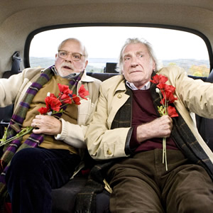 Albert's Memorial. Image shows from L to R: Harry (David Jason), Frank (David Warner). Copyright: Granada Productions