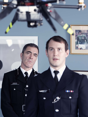 Babylon. Image shows from L to R: Richard Miller (James Nesbitt), Tom Oliver (Jonny Sweet). Copyright: Nightjack