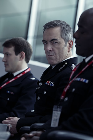 Babylon. Image shows from L to R: Tom Oliver (Jonny Sweet), Richard Miller (James Nesbitt), Charles Inglis (Paterson Joseph). Copyright: Nightjack