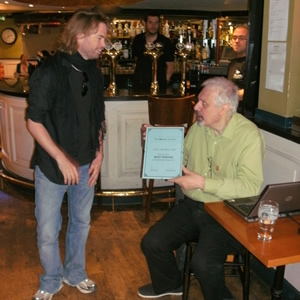 The Barry Awards (UK) 2014. Image shows from L to R: Barry Ferns, Peter Buckley Hill