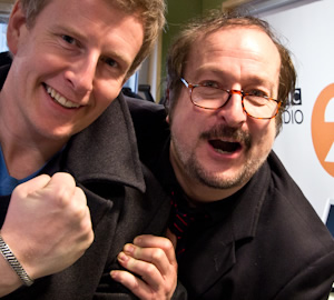 BBC Radio 2 New Comedy Award 2011. Image shows from L to R: Patrick Kielty, Steve Wright