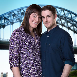 Boy Meets Girl. Image shows from L to R: Judy (Rebecca Root), Leo (Harry Hepple). Copyright: Tiger Aspect Productions