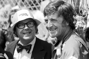 Image shows from L to R: Eric Morecambe, Michael Parkinson