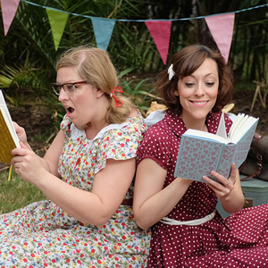 The Bumper Blyton Improvised Adventure. Image shows from L to R: Amy Cooke-Hodgson, Katharine Armitage