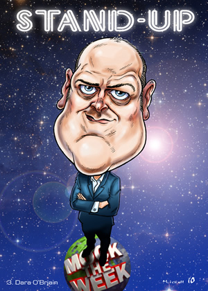 Dara O'Briain caricature