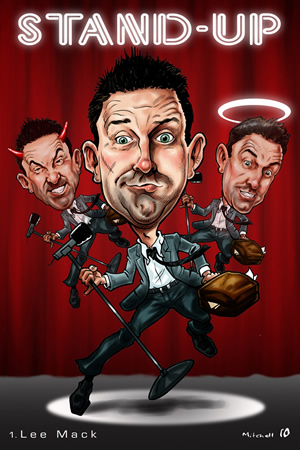 Lee Mack caricature