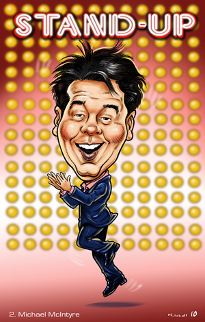 Michael McIntyre caricature