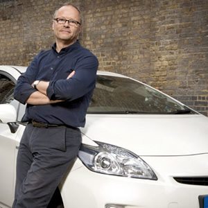 Carpool. Robert Llewellyn. Copyright: RDF Television