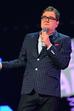 Channel 4's Comedy Gala. Alan Carr. Copyright: Open Mike Productions