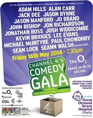 Channel 4's Comedy Gala. Copyright: Open Mike Productions