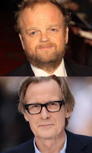 Image shows from L to R: Toby Jones, Bill Nighy