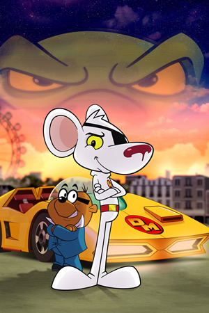 Danger Mouse. Image shows from L to R: Penfold, Danger Mouse. Copyright: FremantleMedia