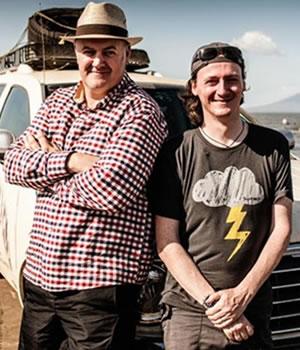 Dara and Ed's Great Big Adventure. Image shows from L to R: Dara O Briain, Ed Byrne