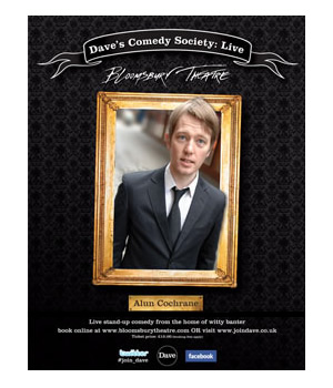 Dave's Comedy Society Live. Alun Cochrane