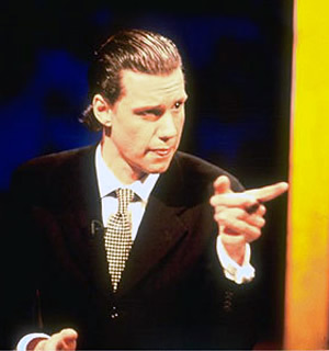 The Day Today. Chris Morris. Copyright: TalkbackThames