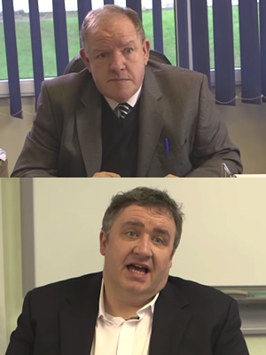 Image shows from L to R: John Henshaw, Mark Benton