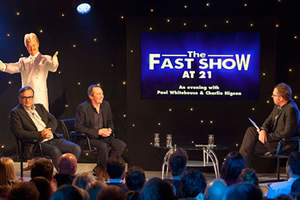 The Fast Show at 21. Image shows from L to R: Charlie Higson, Paul Whitehouse, Danny Wallace