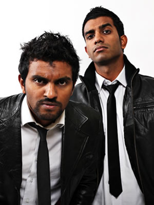 Fear of a Brown Planet. Image shows from L to R: Nazeem Hussain, Aamer Rahman