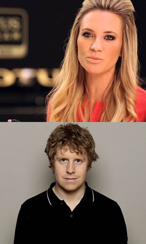 Image shows from L to R: Georgie Ainslie, Josh Widdicombe