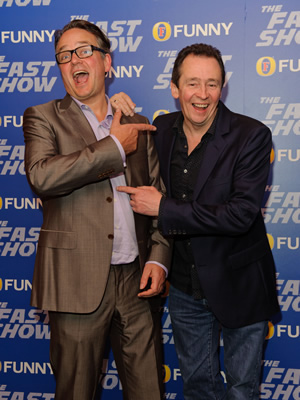 Foster's Fast Show premiere. Image shows from L to R: Charlie Higson, Paul Whitehouse