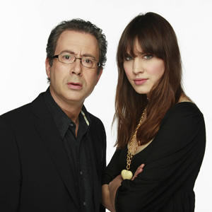 Get A Grip. Image shows from L to R: Ben Elton, Alexa Chung