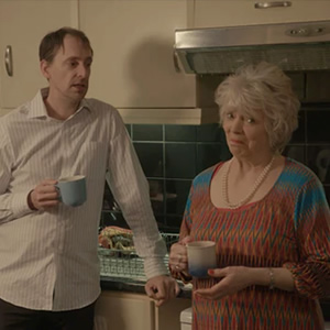 Ghosted. Image shows from L to R: Alistair Green, Alison Steadman