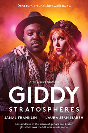 Giddy Stratospheres. Image shows from L to R: Daniel (Jamal Franklin), Laura (Laura Jean Marsh)