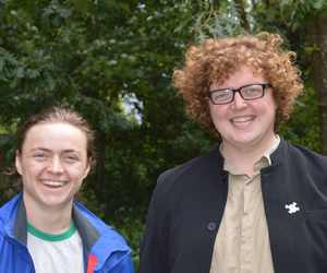 Image shows left to right: Tom Towelling, Kieran Flynn