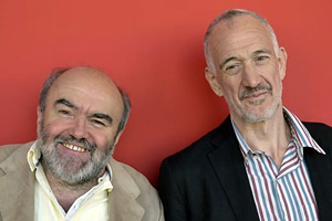 Image shows from L to R: Andy Hamilton, Guy Jenkin