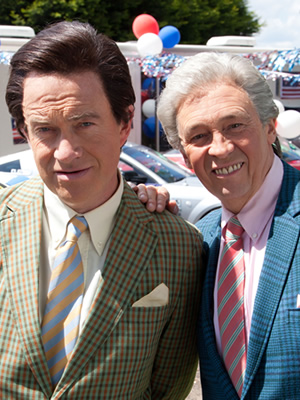 Harry & Paul. Image shows from L to R: Harry Enfield, Paul Whitehouse. Copyright: Tiger Aspect Productions