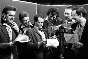 The cast of the radio series. Copyright: BBC / Above The Title Productions