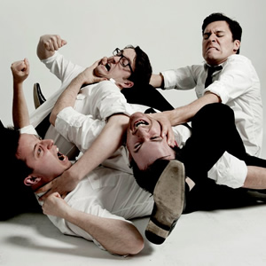 Idiots of Ants. Image shows from L to R: Elliott Tiney, Benjamin Wilson, Andrew Spiers, James Wrighton