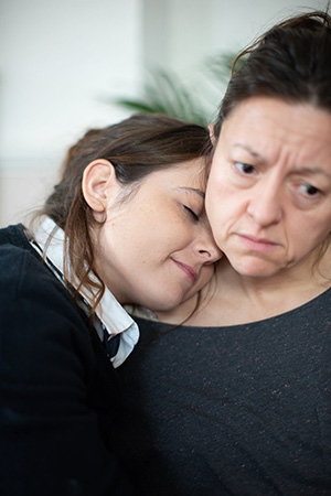 In My Skin. Image shows from L to R: Bethan (Gabrielle Creevy), Katrina (Jo Hartley)