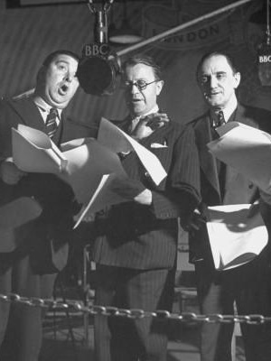 It's That Man Again. Image shows from L to R: Fred Yule, Tommy (Tommy Handley). Copyright: BBC