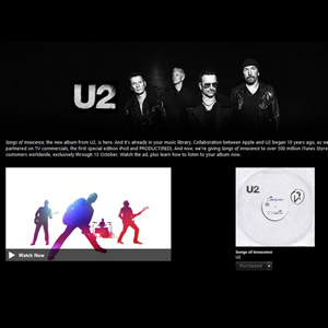 U2 Album on iTunes