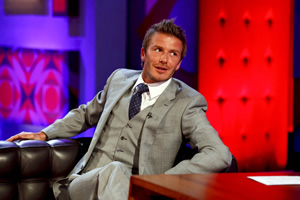 Friday Night With Jonathan Ross. David Beckham. Copyright: Hot Sauce