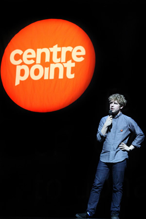 Centrepoint's Laughing Point. Josh Widdicombe