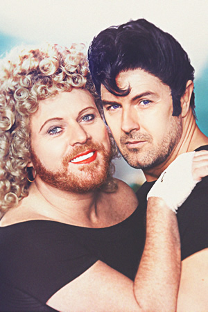 The Keith & Paddy Picture Show. Image shows from L to R: Sandy (Leigh Francis), Danny (Paddy McGuinness). Copyright: Talkback