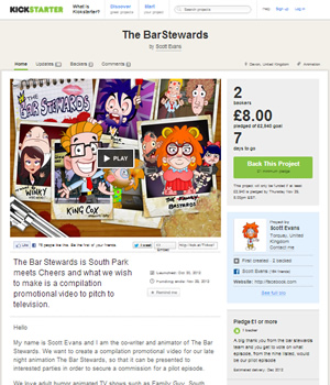 The Bar Stewards on Kickstarter