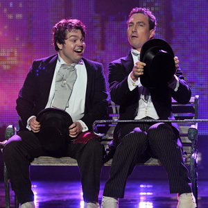 Let's Dance For Comic Relief 2011. Image shows left to right: Charlie Baker, James Thornton