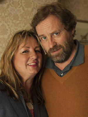 London Irish. Image shows from L to R: Ma (Tracey Lynch), Da (Ardal O'Hanlon). Copyright: Company Pictures