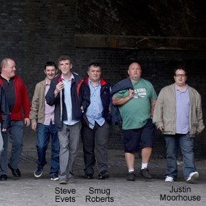 John Henshaw, Des Sharples, Steve Evets, Smug Roberts, Greg Cook, Justin Moorhouse in Looking For Eric