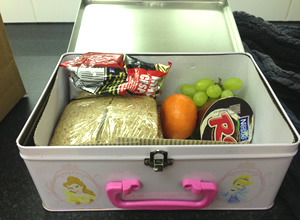 Lucy Porter's lunchbox