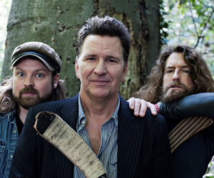 The Lumberjacks. Image shows from L to R: Glenn Wool, Stewart Francis, Craig Campbell